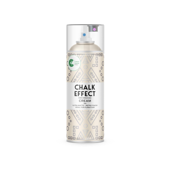 Spray pintura tiza chalk effect ultra mate 400 ml (cream 04)