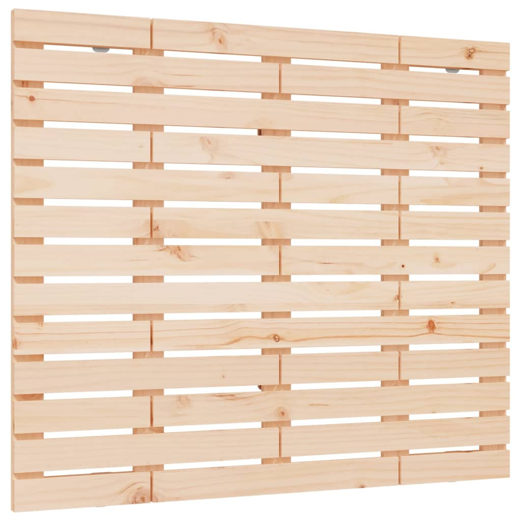 vidaXL cabecero de cama de pared madera maciza de pino 126x3x91,5 cm