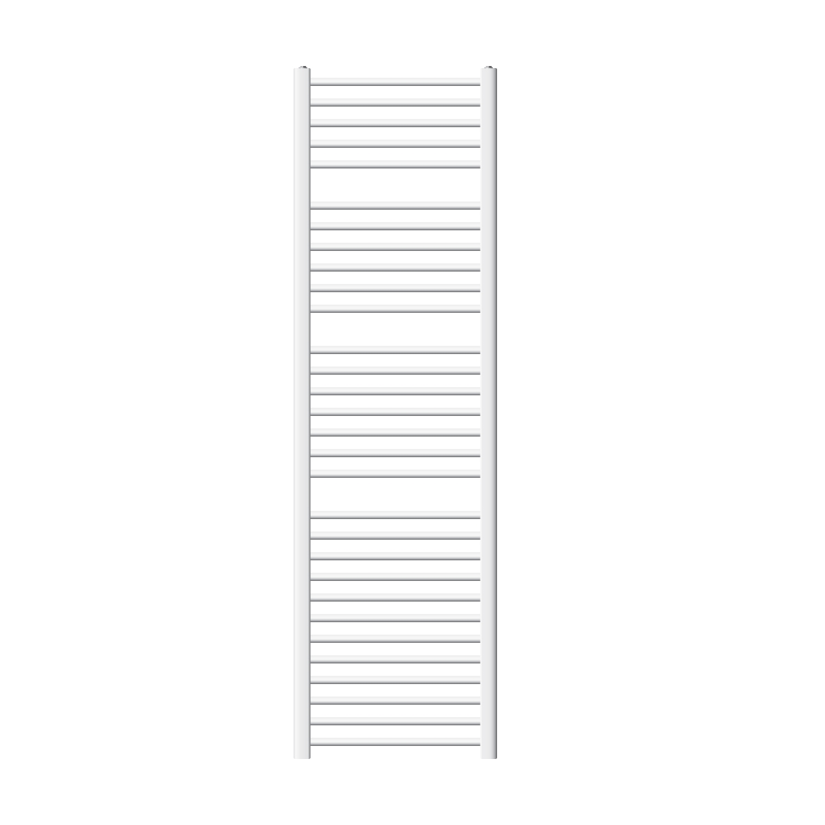 Radiador toallero 500x1800 mm - blanco - con conexión lateral