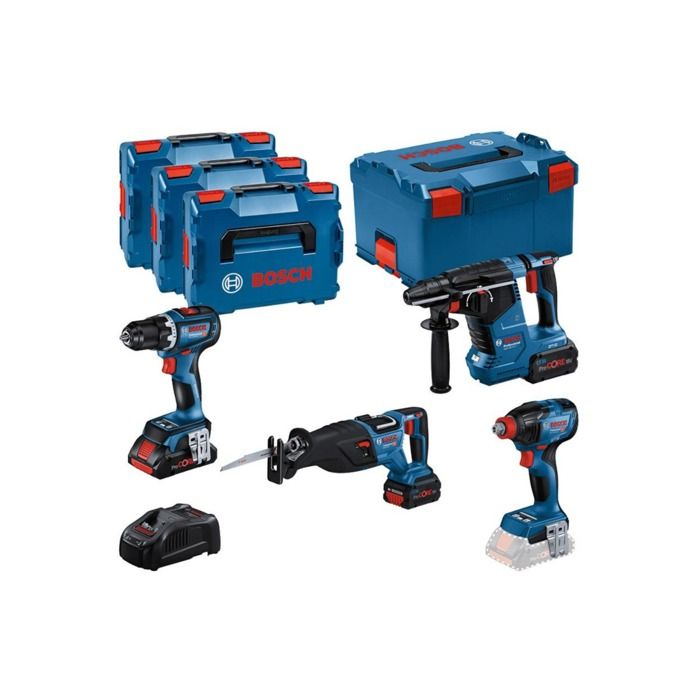 Kit de 4 ferramentas Bosch 18V