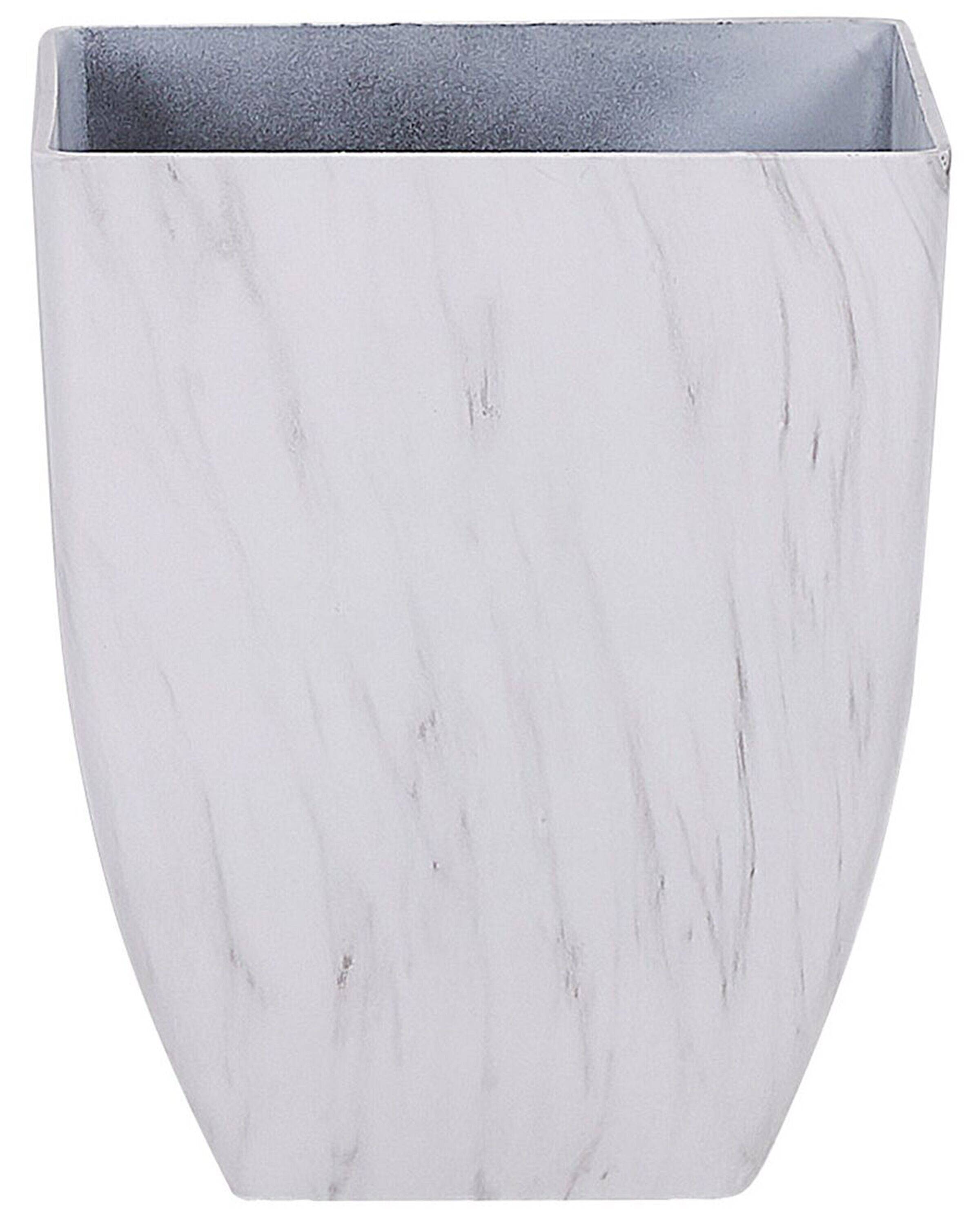Maceta miro 35 cm mármol blanco