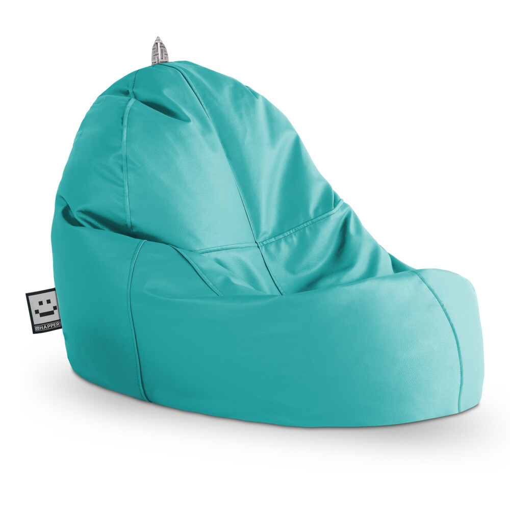 Puff lounge polipiel outdoor turquesa happers
