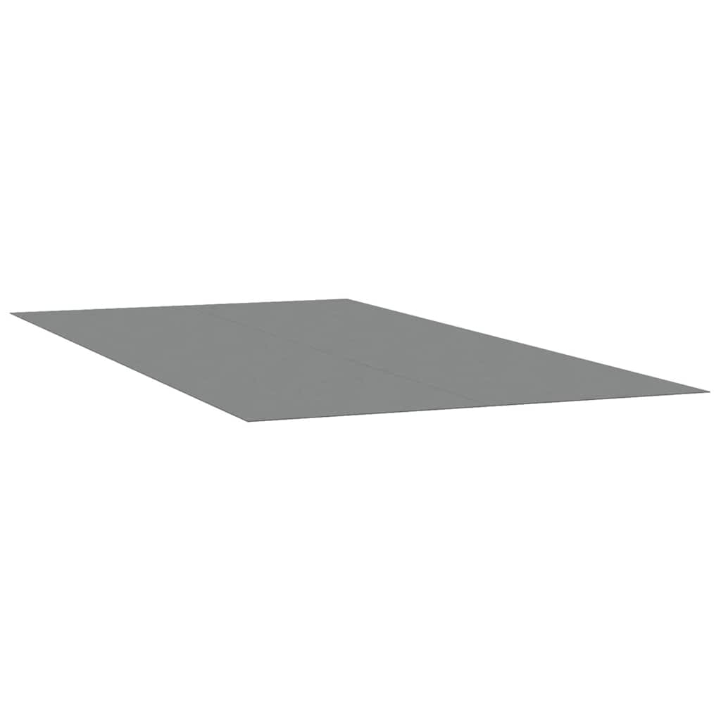 vidaXL tapiz de suelo piscina geotextil poliéster gris claro 500x250cm
