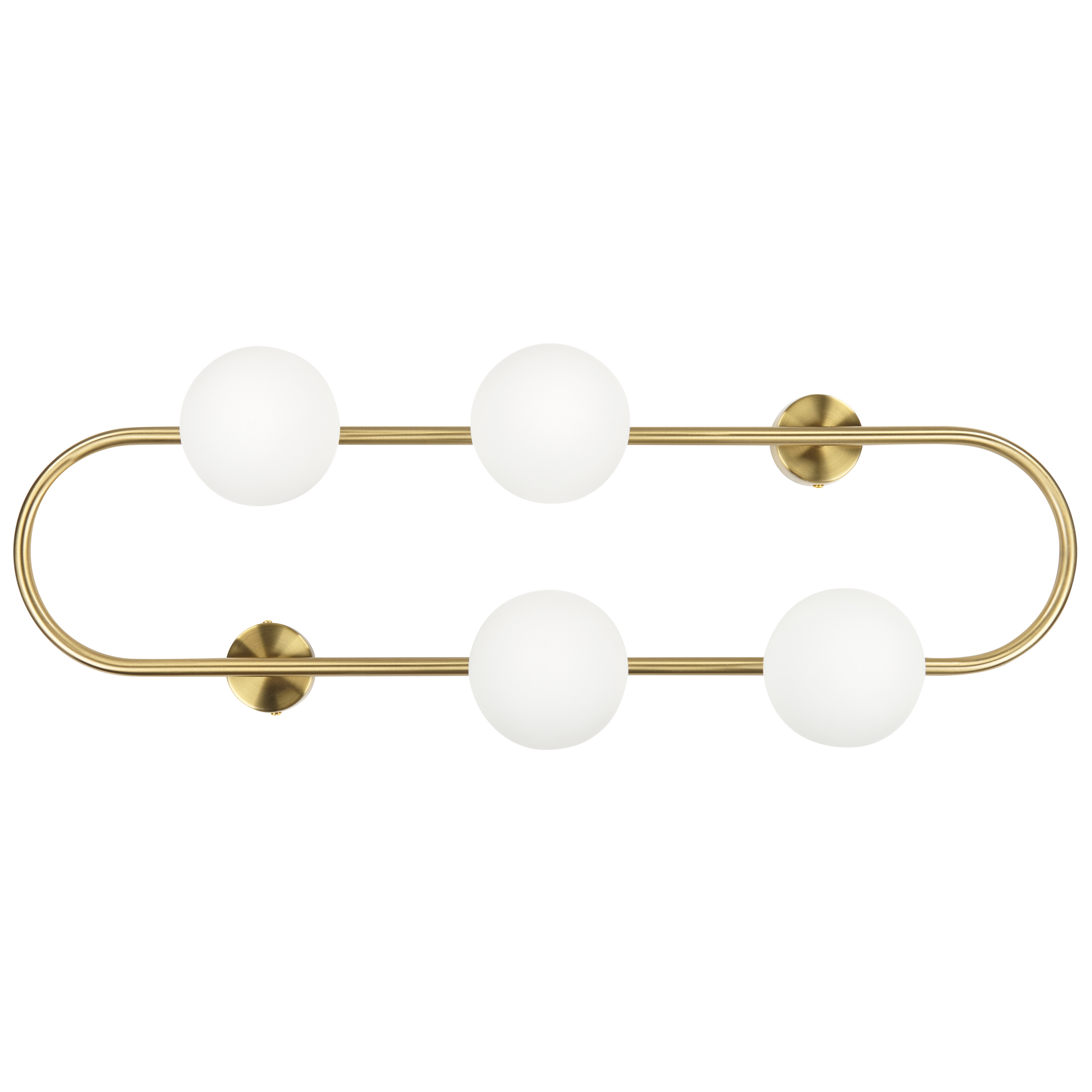 Lámpara de pared yango metal dorado