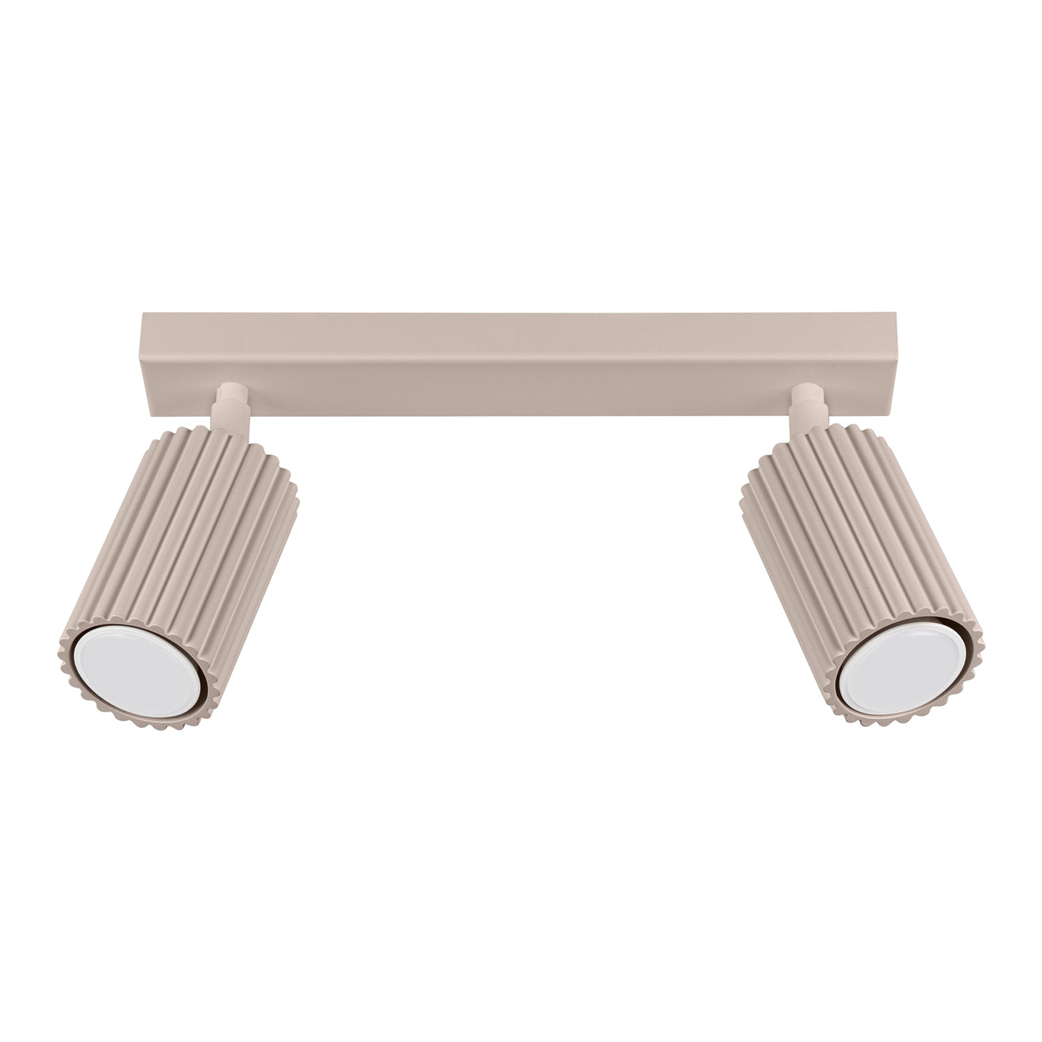 Lámpara de techo karbon 2 gris pardo aluminio 30x16.5x6.5cm