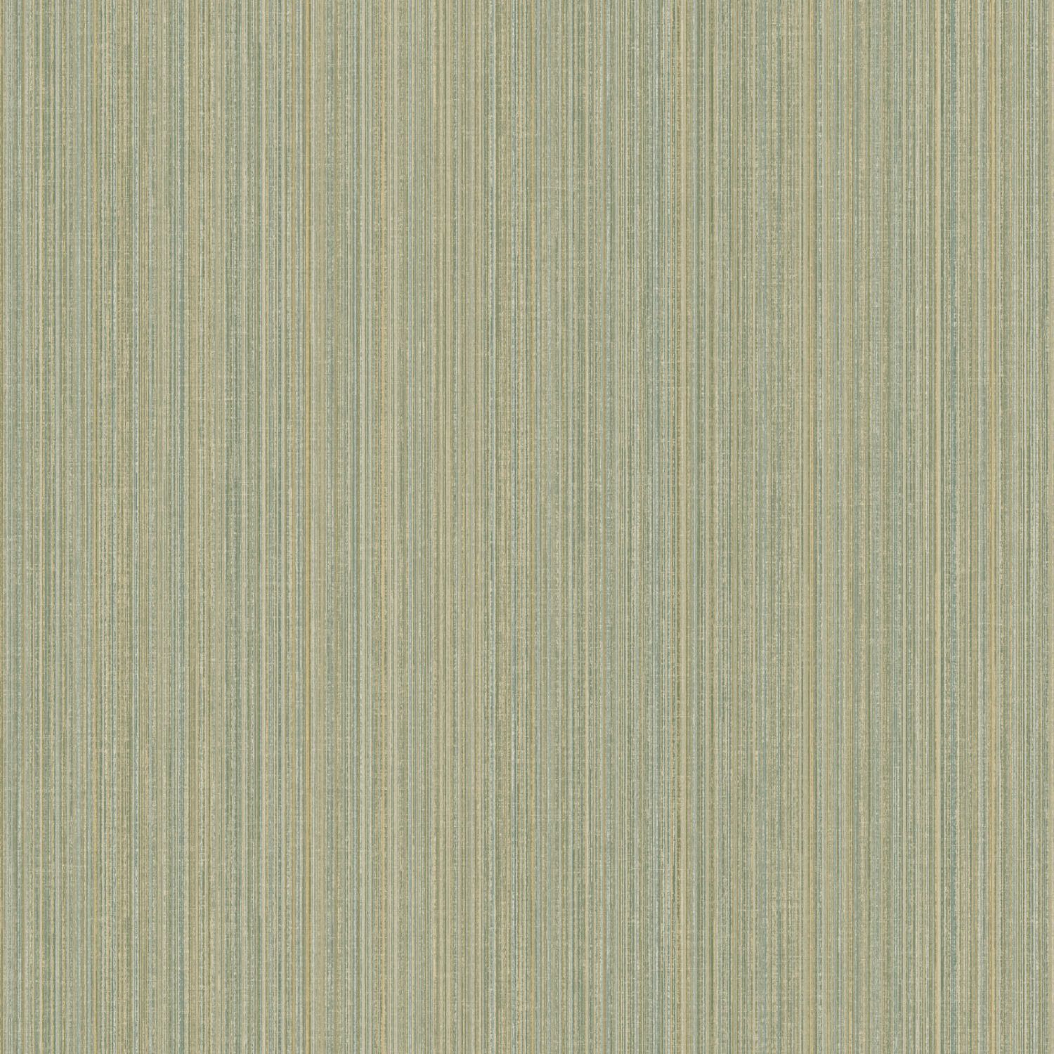 Zambaiti papel pintado efecto lino verde oliva agrisado - 106 cm x 10 m