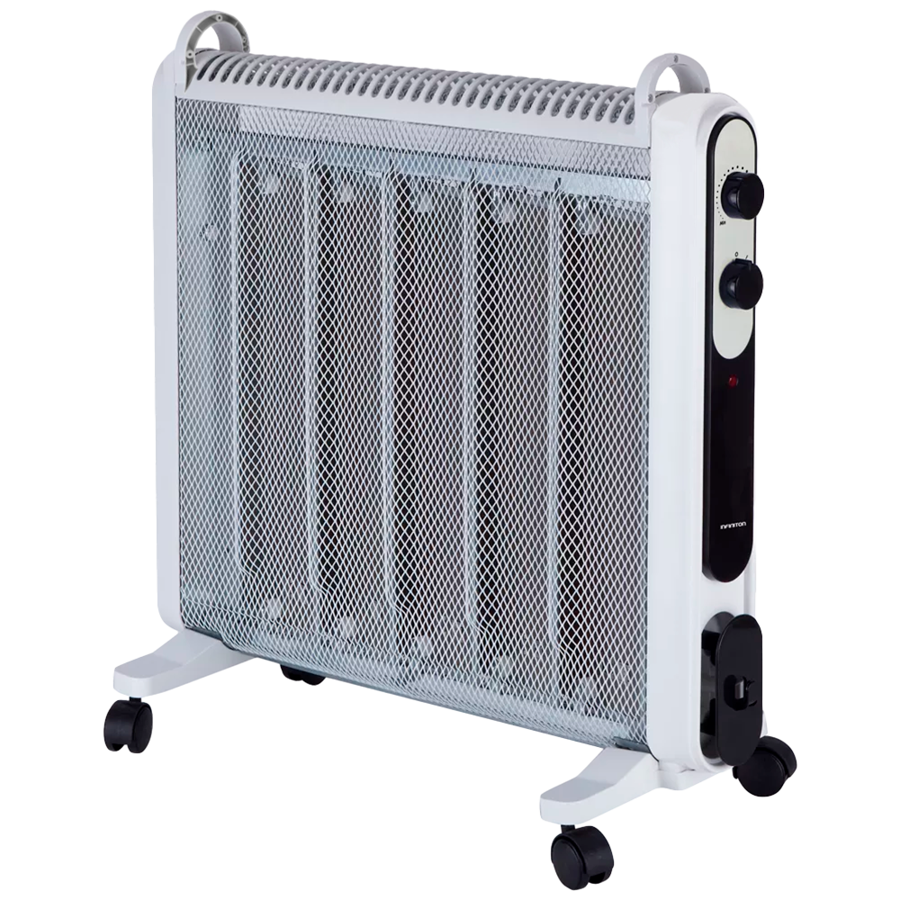 Radiador de mica infiniton hmk-32 - blanco, 2000w, seguro anti-vuelco