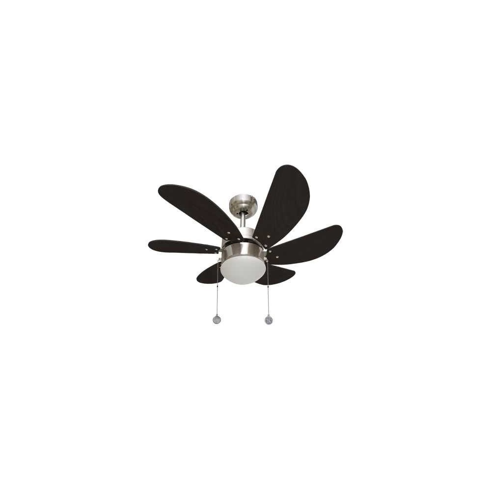 Ventilador de techo delfin niquel 85cm