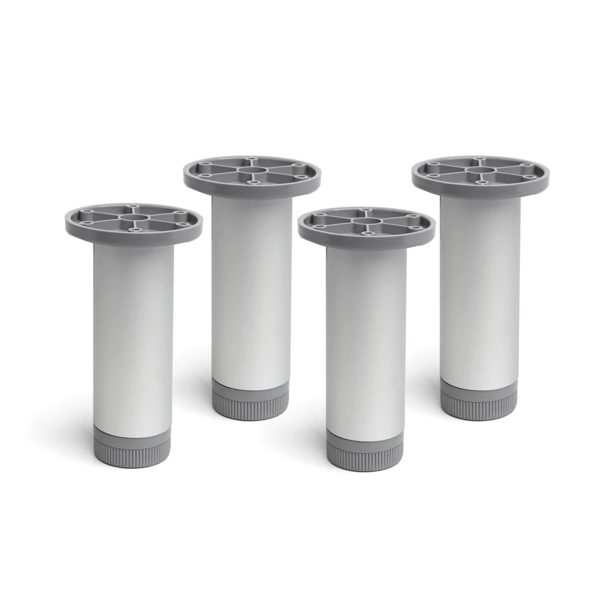 Pata para mueble rei 2-4405.150.63 | 40x40x155 mm | anodizado mate | 4 uds.