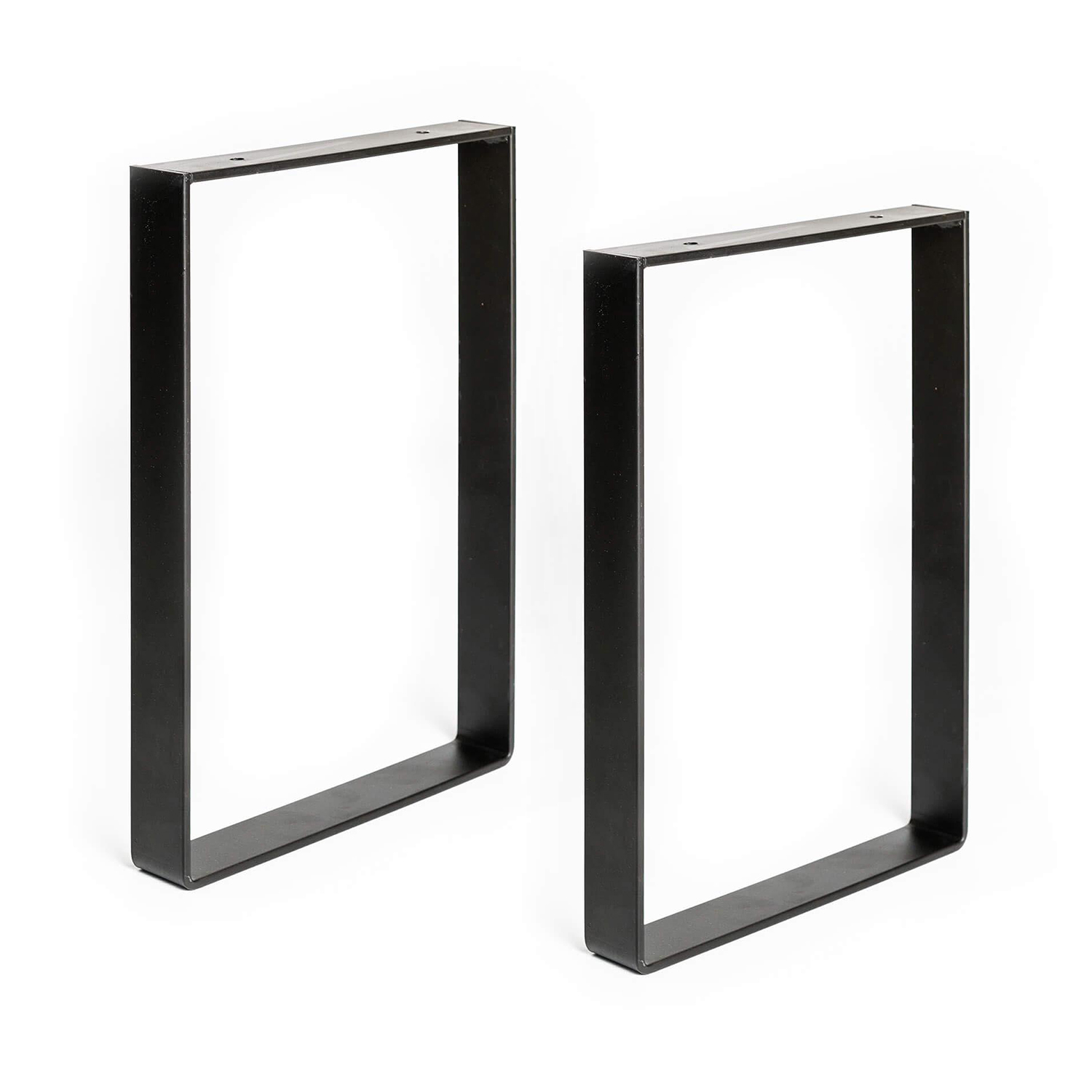 Pata de mesa rei 925 | 250x40x350 mm | negro poro | 2 uds. | acero