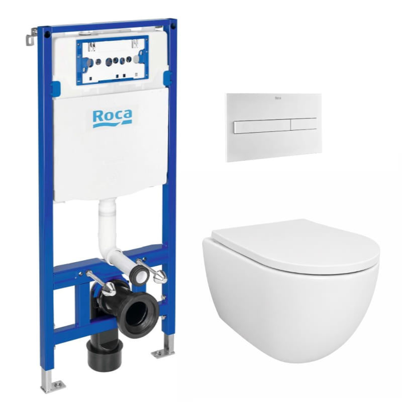 Pack roca duplo + pl7 blanco + wc swiss 53 tornado ab