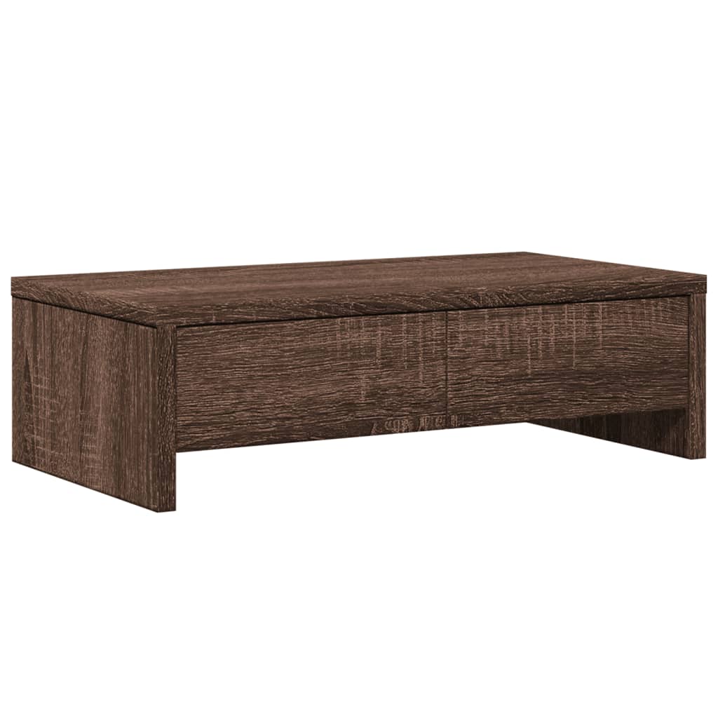Soporte para monitor mueble de escritorio con cajones madera