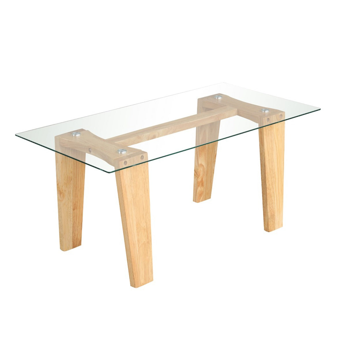 Mesa de centro rectangular 100x50x41 cm multifuncional diseño minimalista