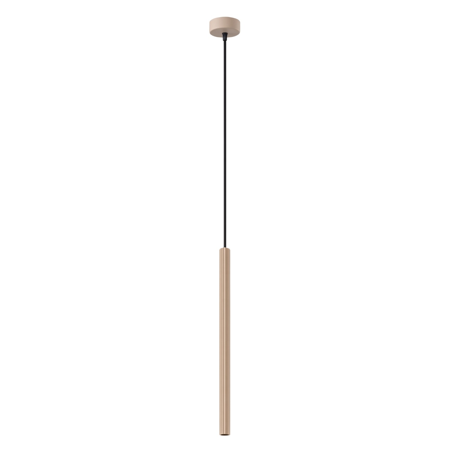 Lámparas colgantes arche 1 taupe acero 8x120x8cm