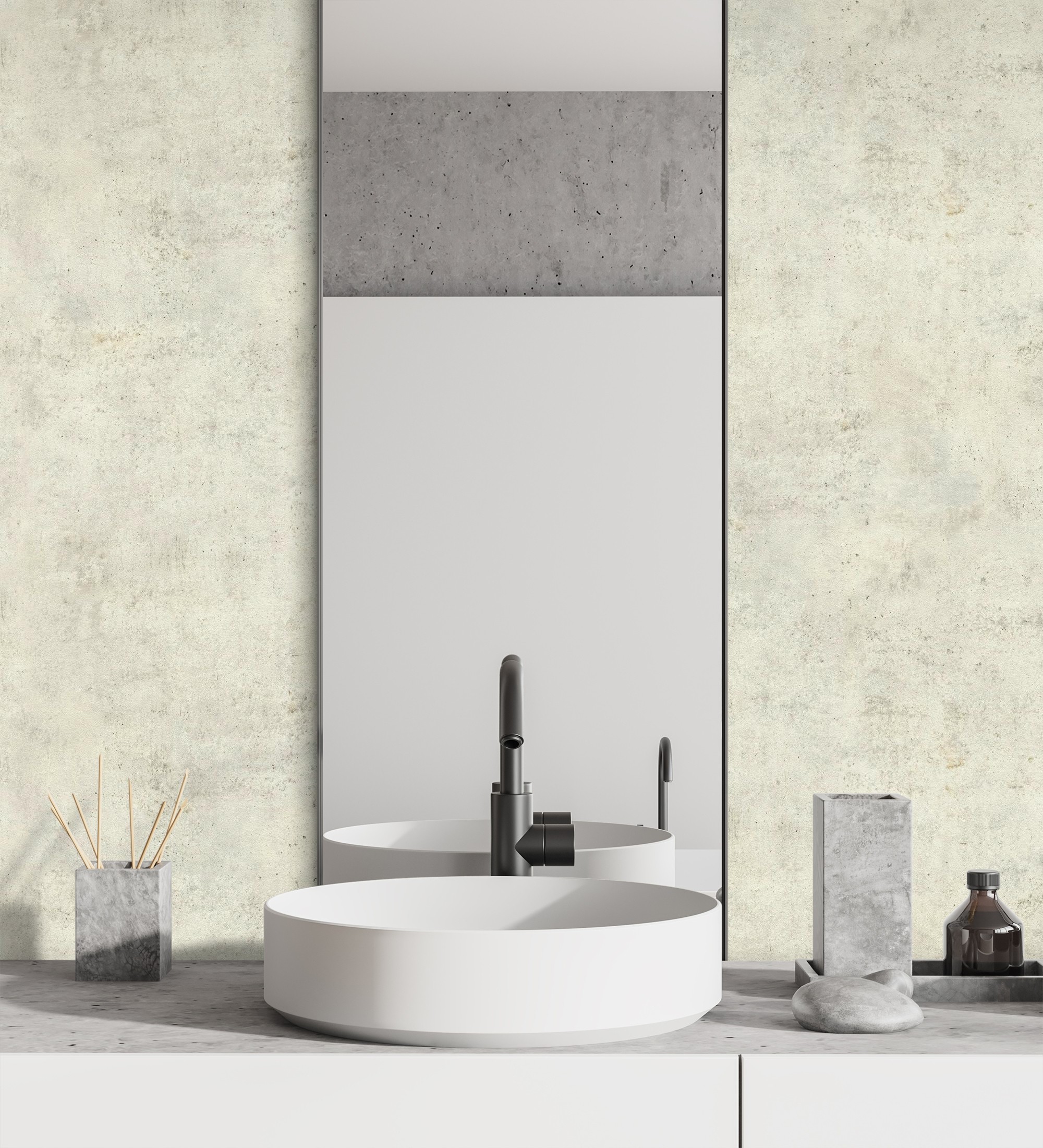 Papel pintado gaulan lavable de microcemento con textura 5.33m²