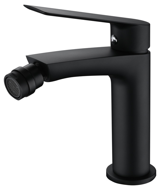 Mice- grifo monomando de bidet- mezclador de wc - color negro mate