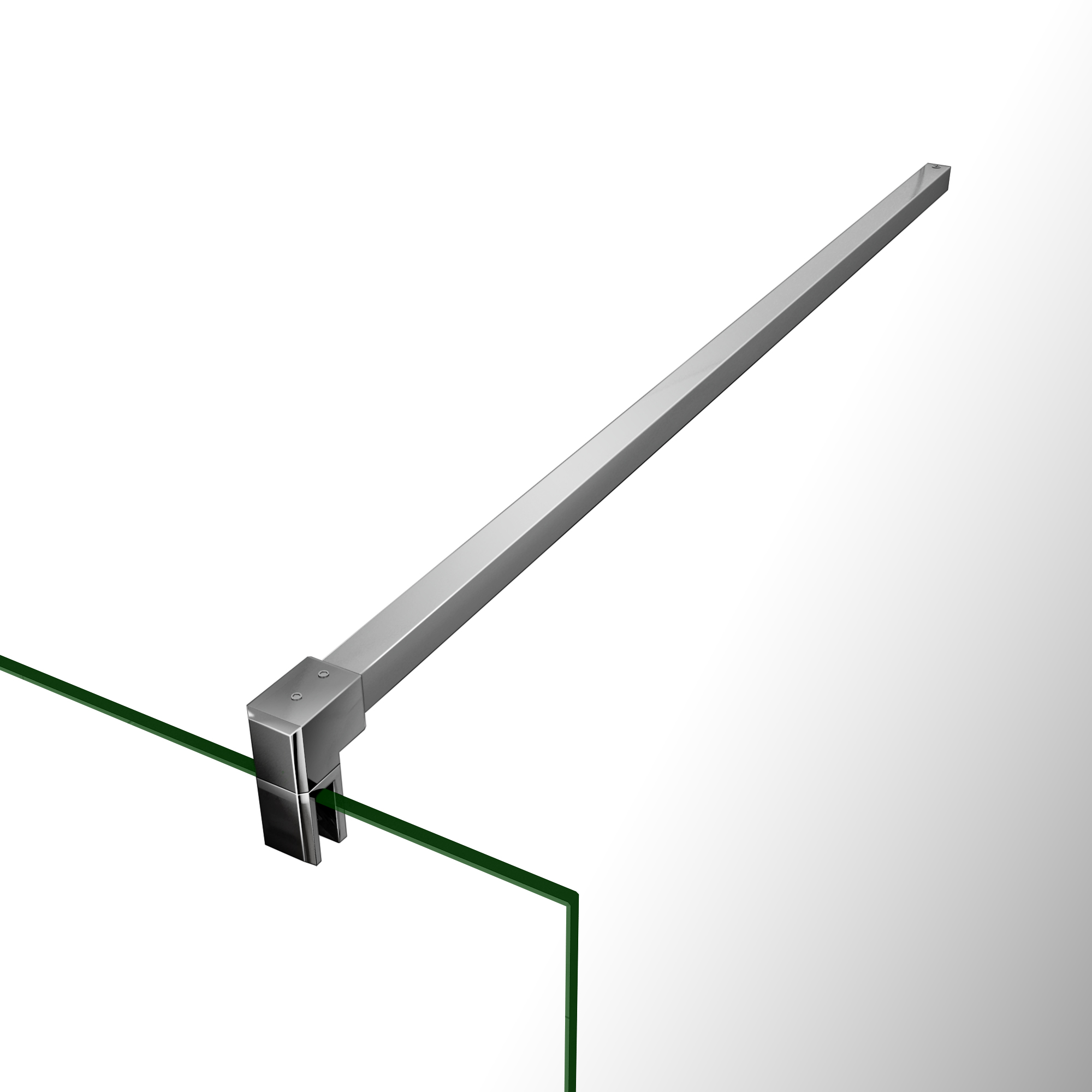 Aica barra1 de soporte de 90cm sujección para mamparas