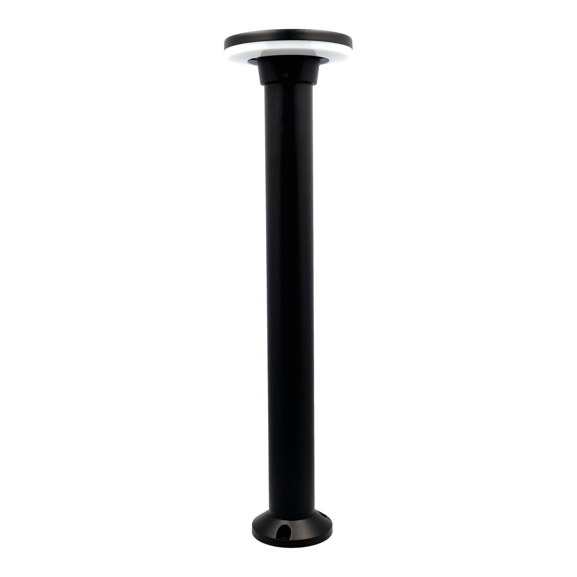 Baliza exterior LED, superficie circular, 150x600mm, 240v, 12w, 3000k, ip65