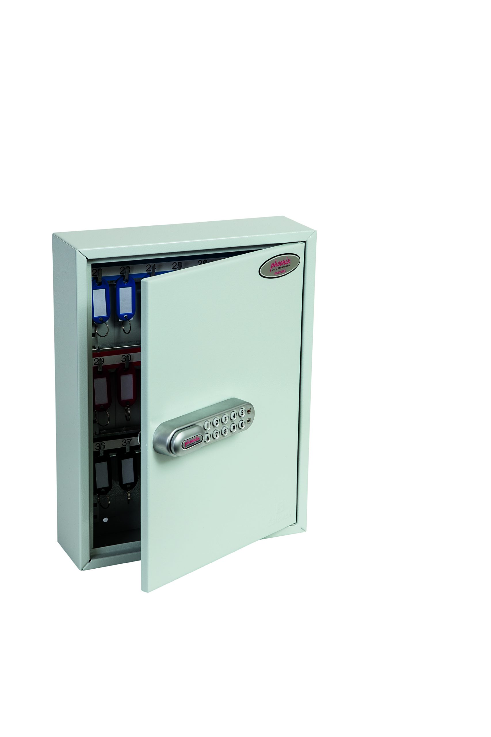 Phoenix armario de llaves kc0601e con cerradura electrónica y 42 ganchos