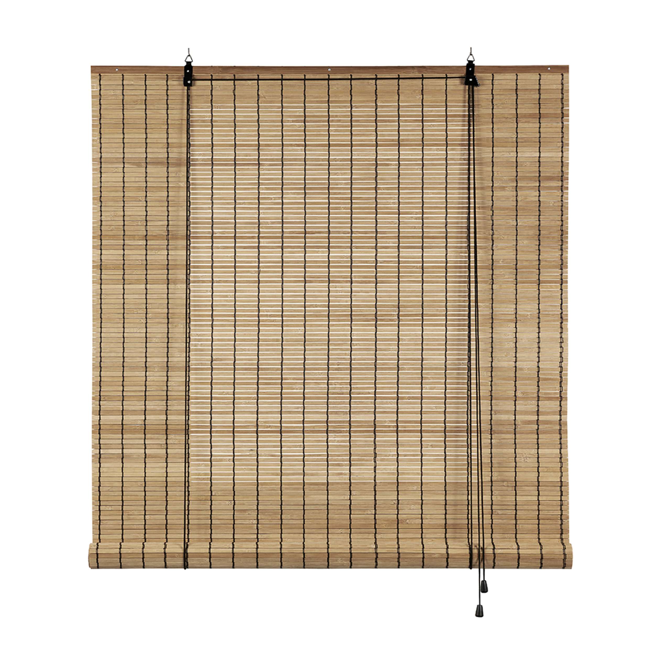Storesdeco | estor de bambú, estor enrollable lamas natural, 120x250 cm