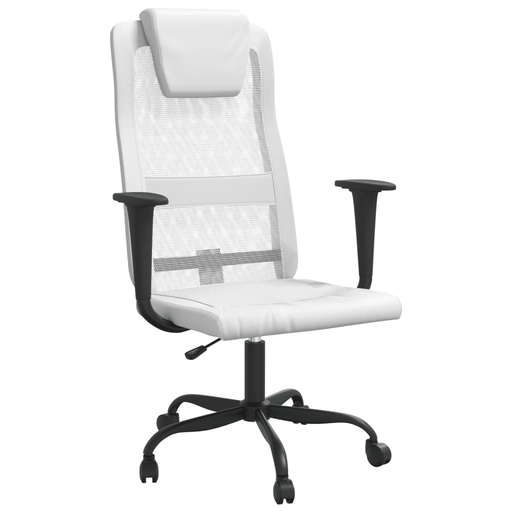 Silla de oficina blanca de altura regulable silla de