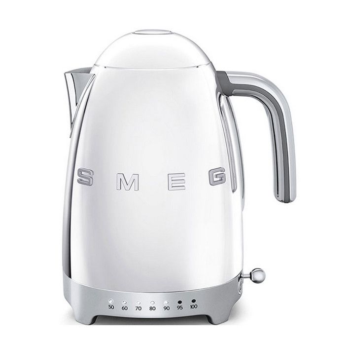 Hervidor smeg años 50 - temperatura variable 2400w cromado klf04sseu plata