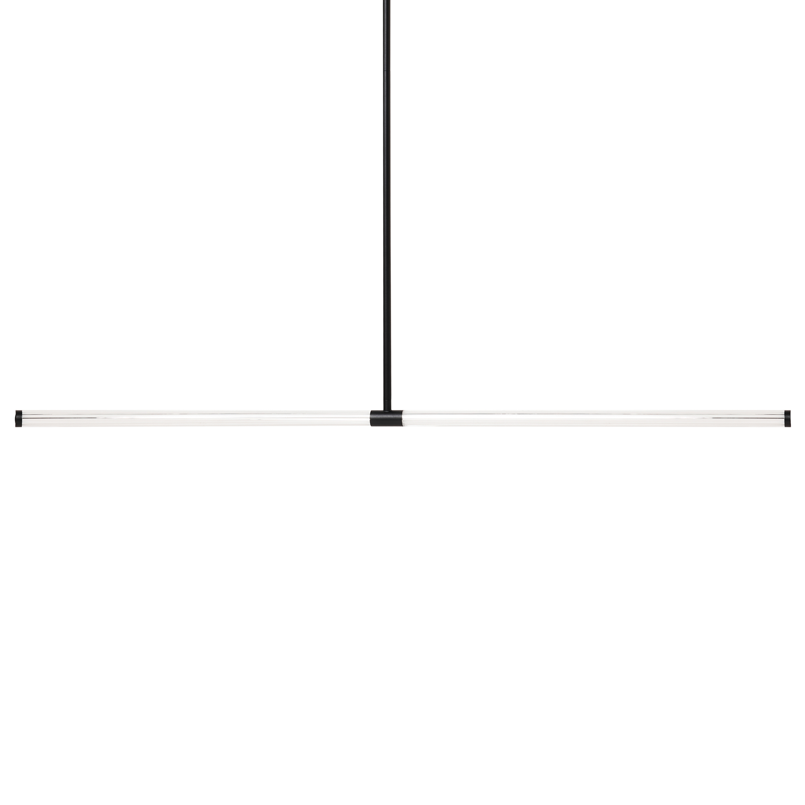 Lámpara LED colgante magara metal negro