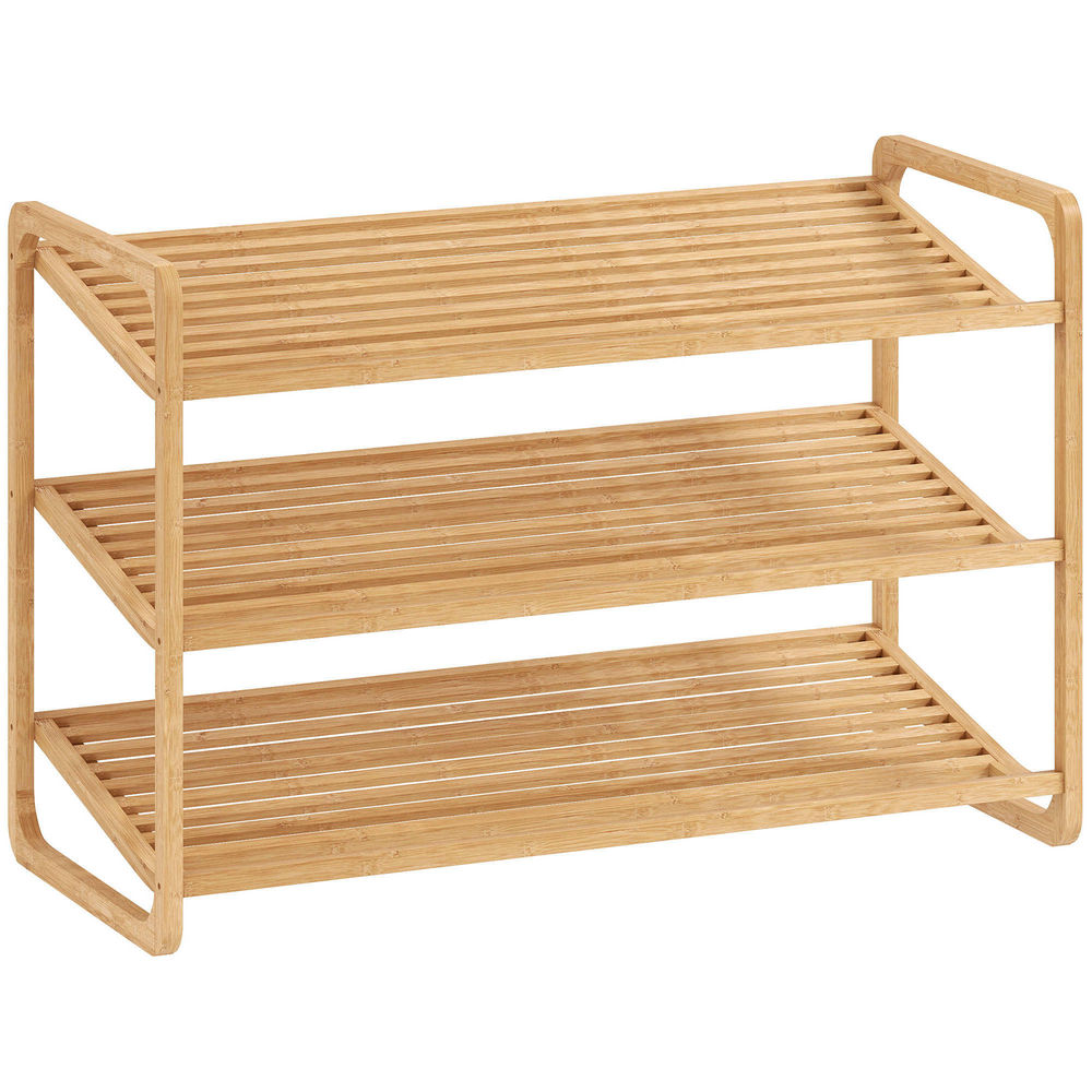 Zapatero 76x33x50.8 cm bambú color marrón Homcom