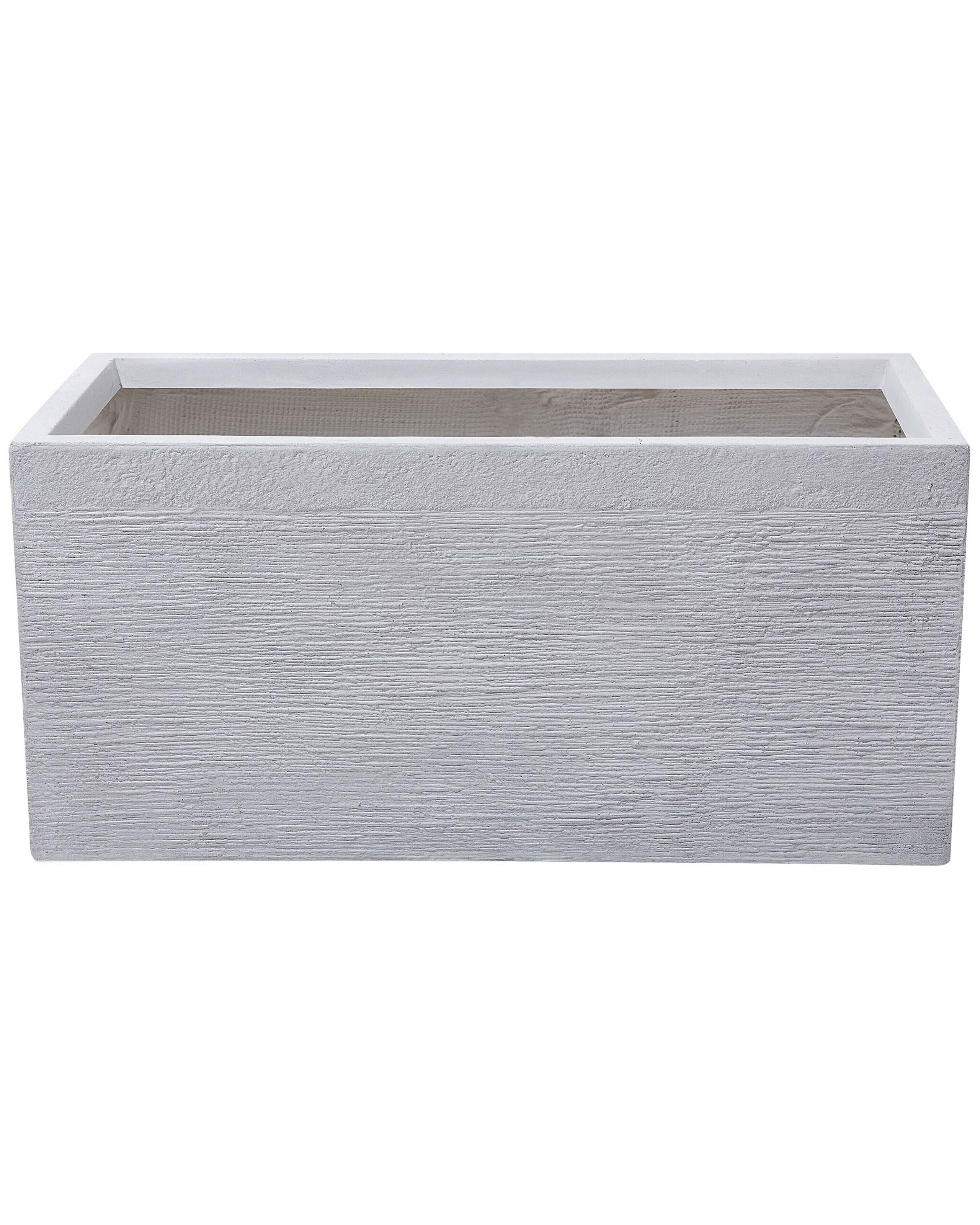 Maceta myra 80 cm blanco