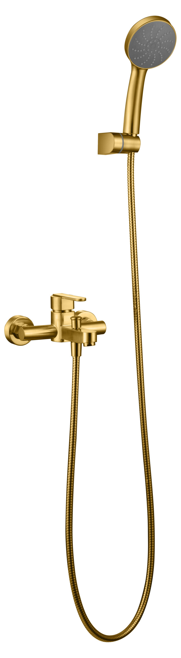 Kit baño / ducha monomando roma oro cepillado [ imex® ]