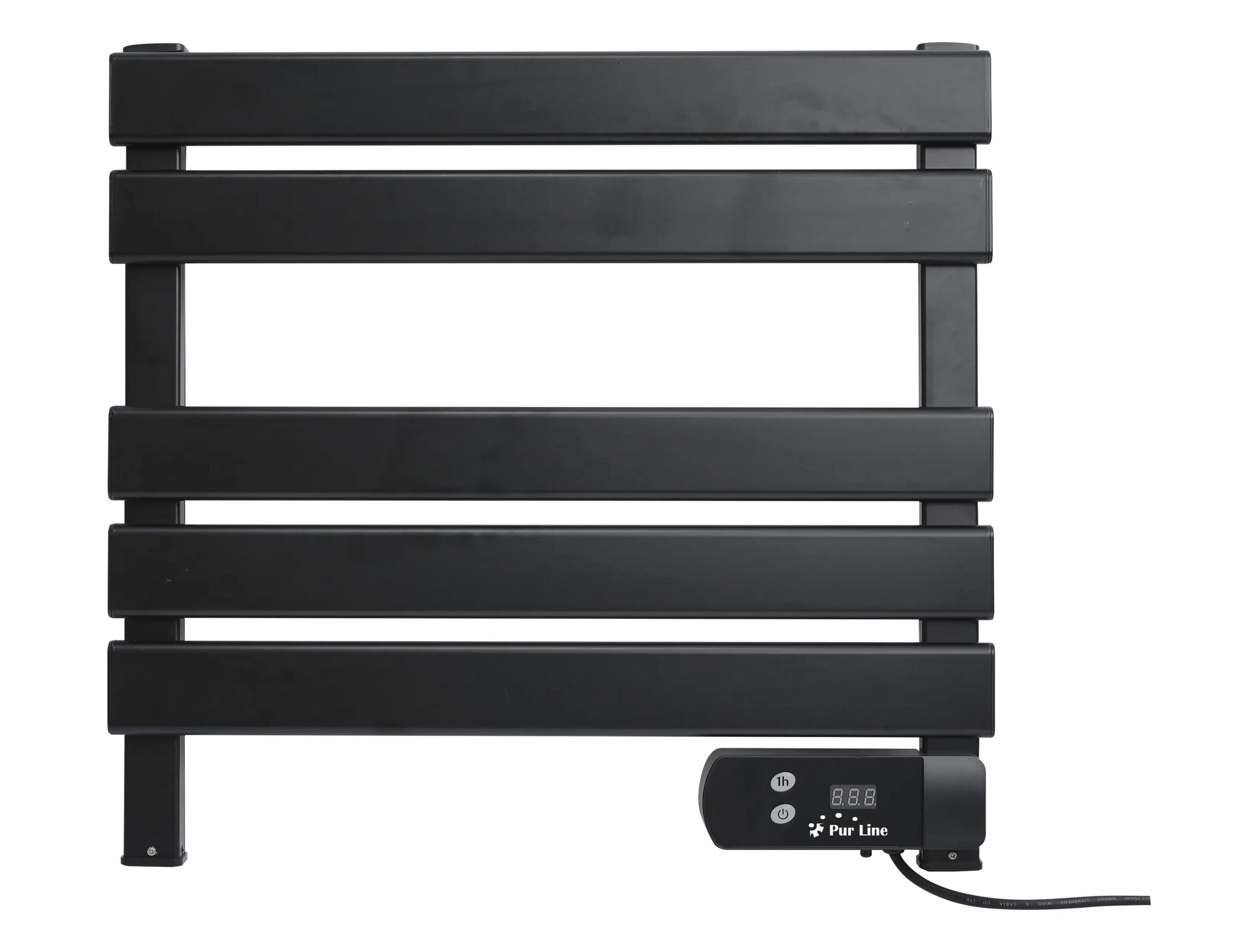 Toallero eléctrico compacto negro 100w