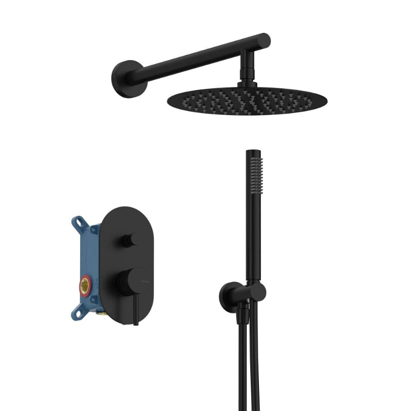 Kit ducha empotrado loop cromado
