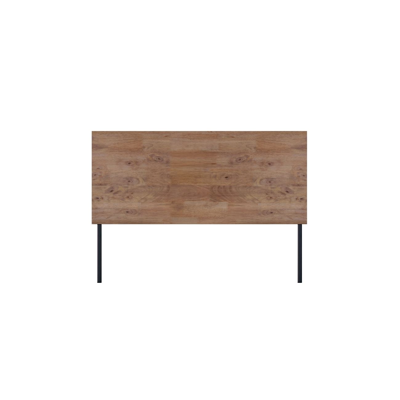 Cabecero individual para cama de 90 cm industrial roble boreal – negro
