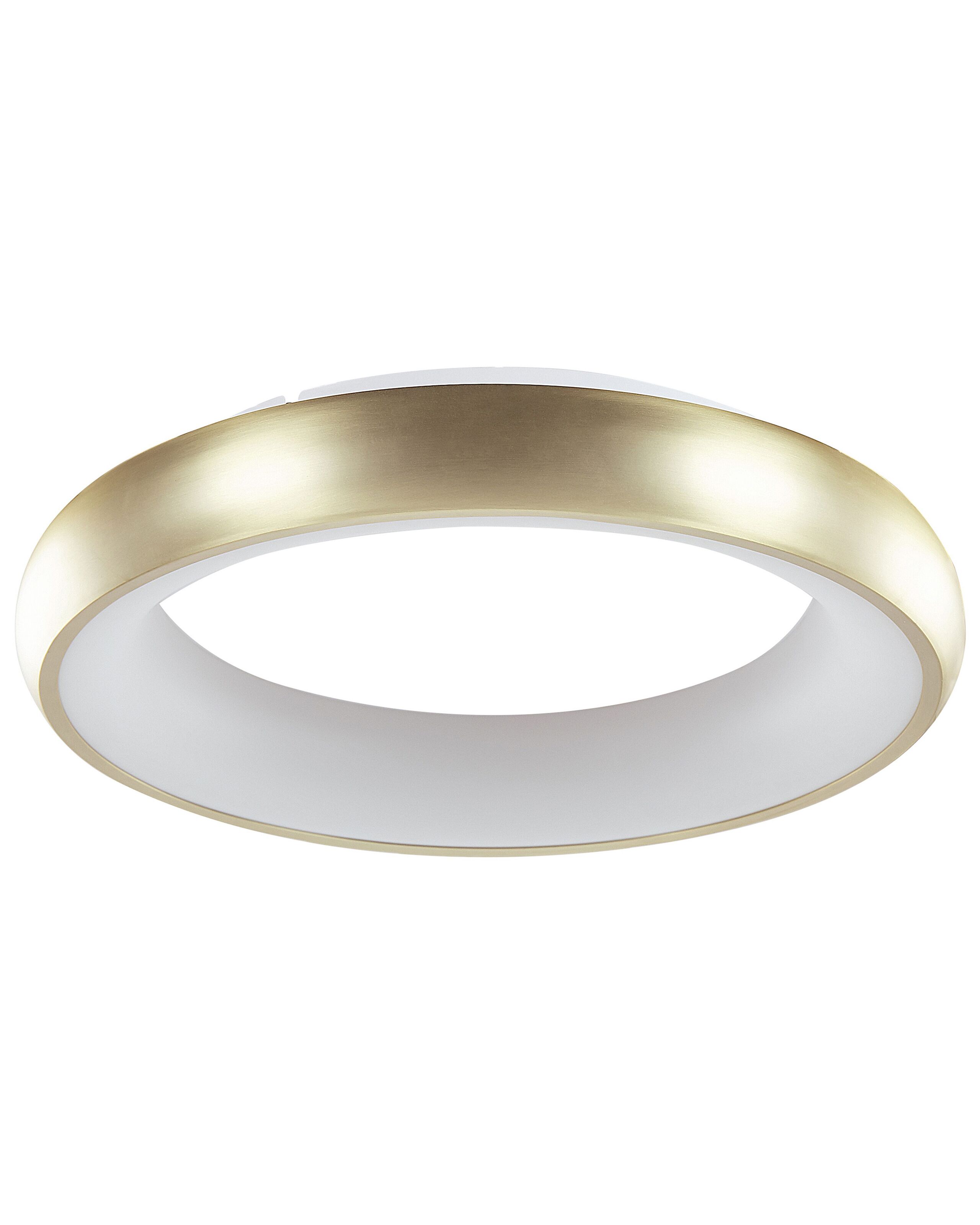 Lámpara LED de techo ataran metal dorado