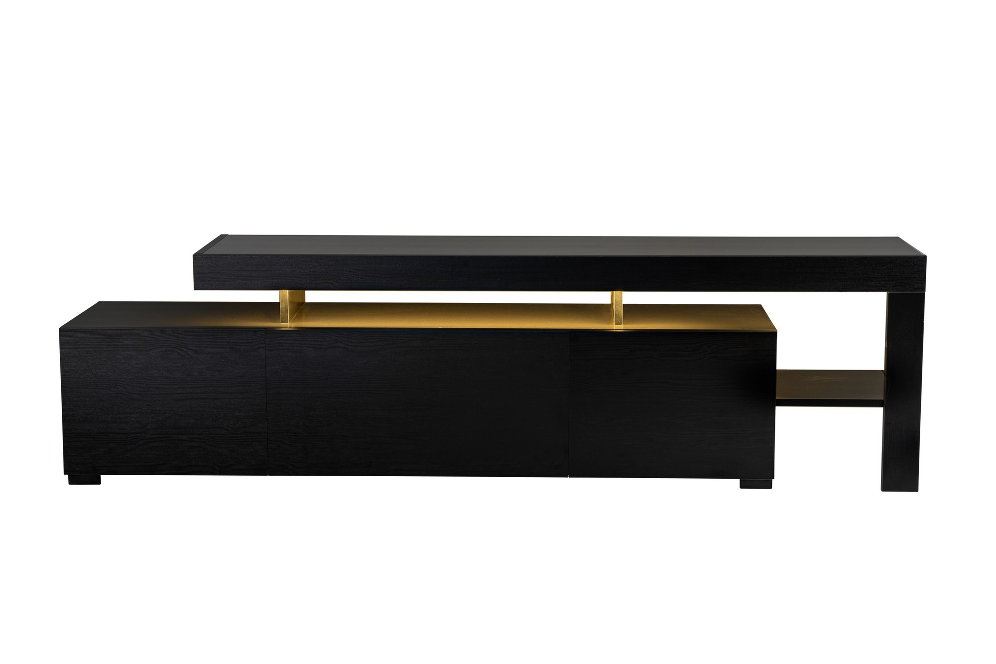 Mueble para la tele de madera <<beliz>> 192 x 37 x 53 cm - madera negra