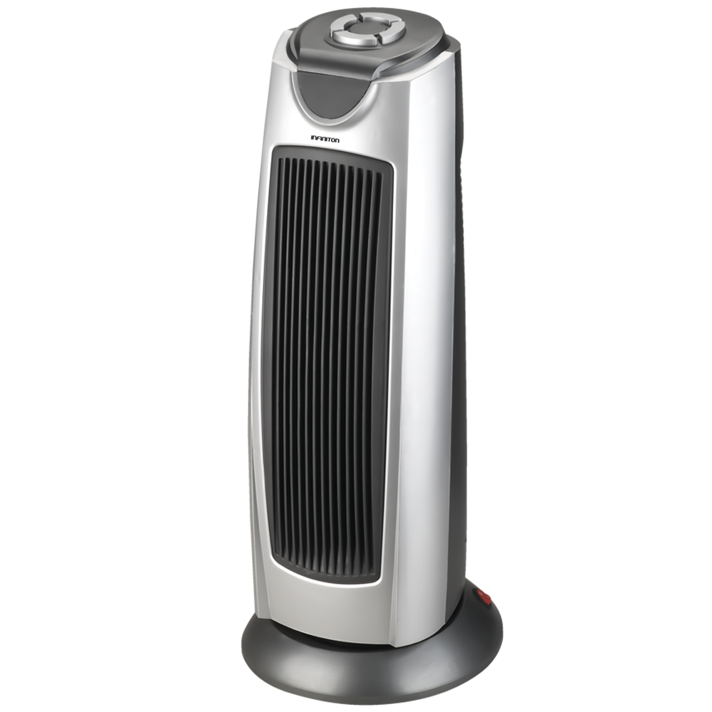 Calefactor cerámico infiniton hs-206ptc,2000w, antivuelco, rotación