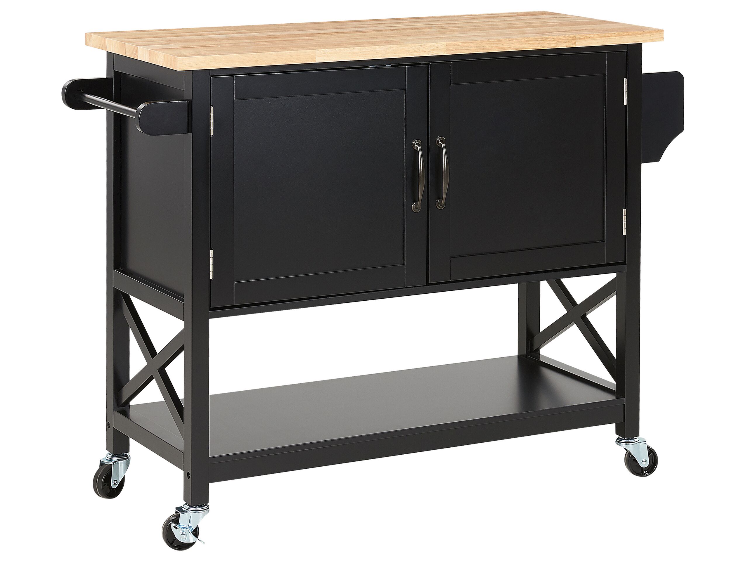 Carrito de cocina mele negro
