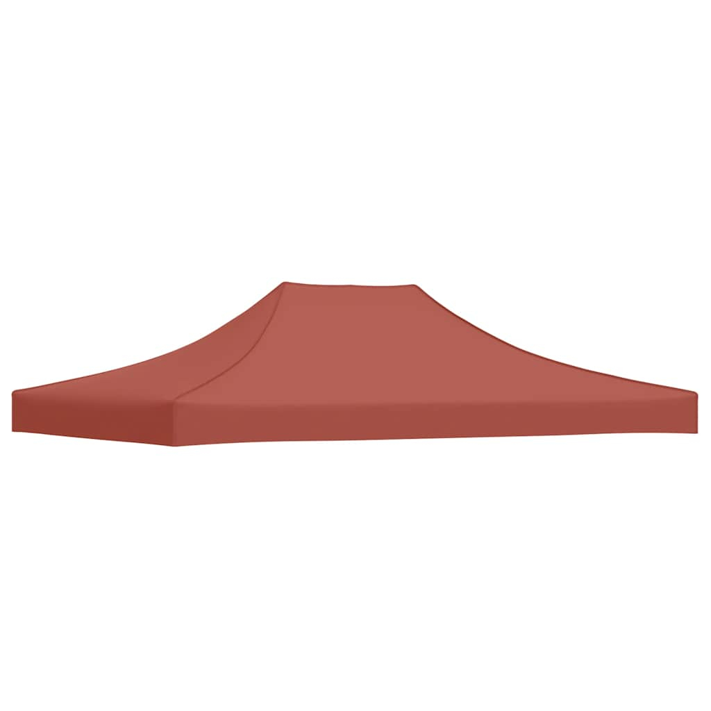 vidaXL techo de carpa para celebraciones color terracota 4x3m 270g/m²