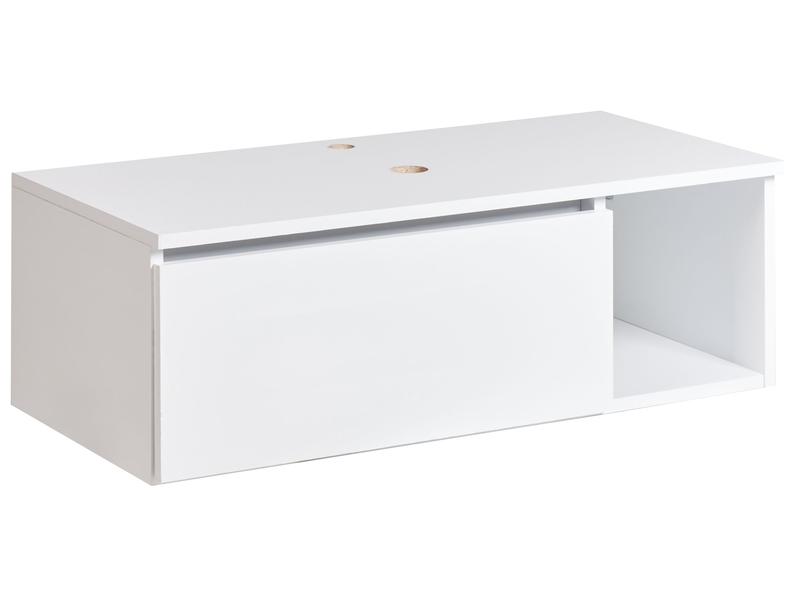 Mueble para lavabo de pared rupanco 80 cm blanco