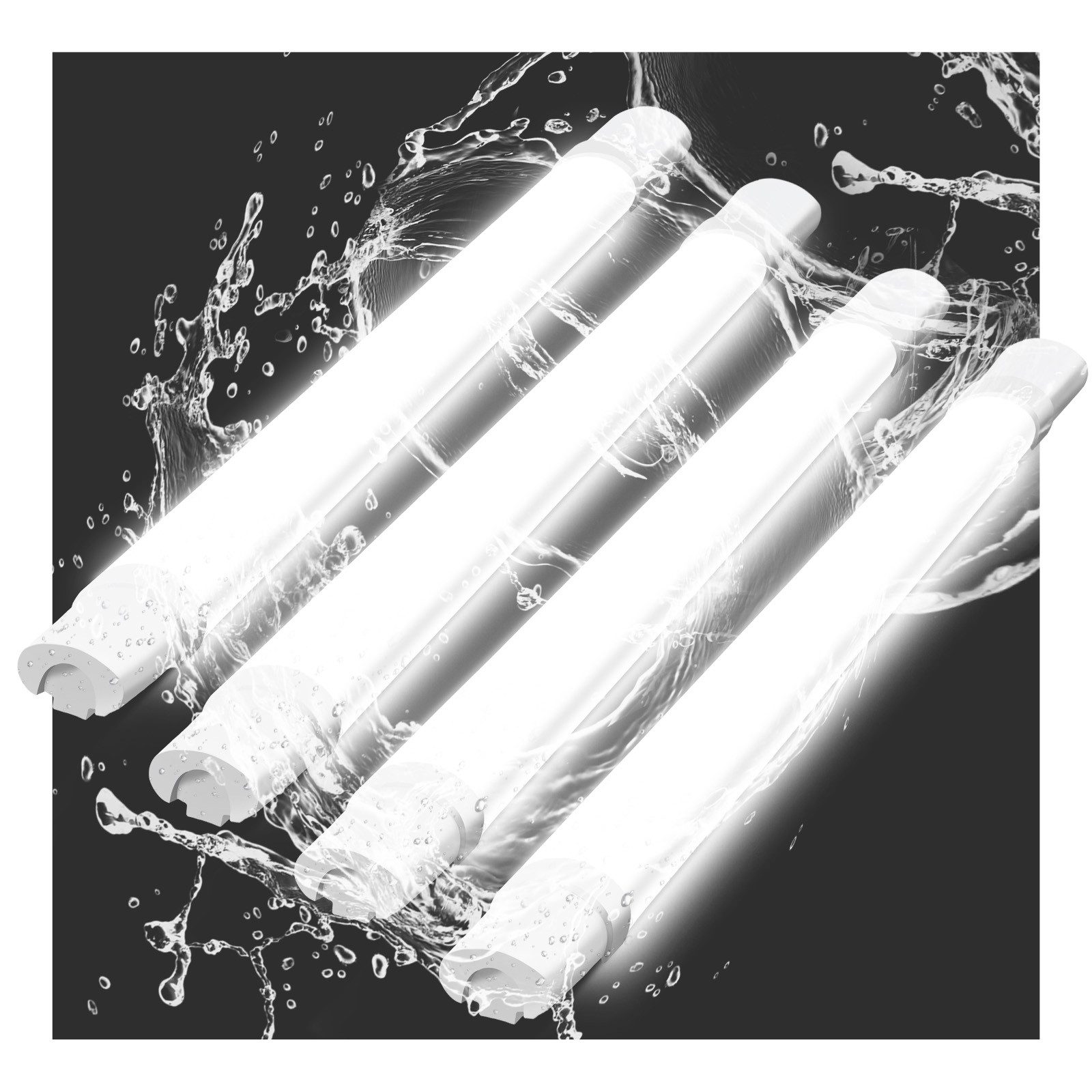 Nettlife plafon de techo LED blanca 90x5.8 (4er-set)