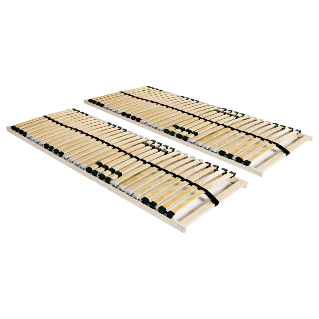 Somieres de láminas con 28 listones 7 zonas 2 uds 90x200 cm efe8193