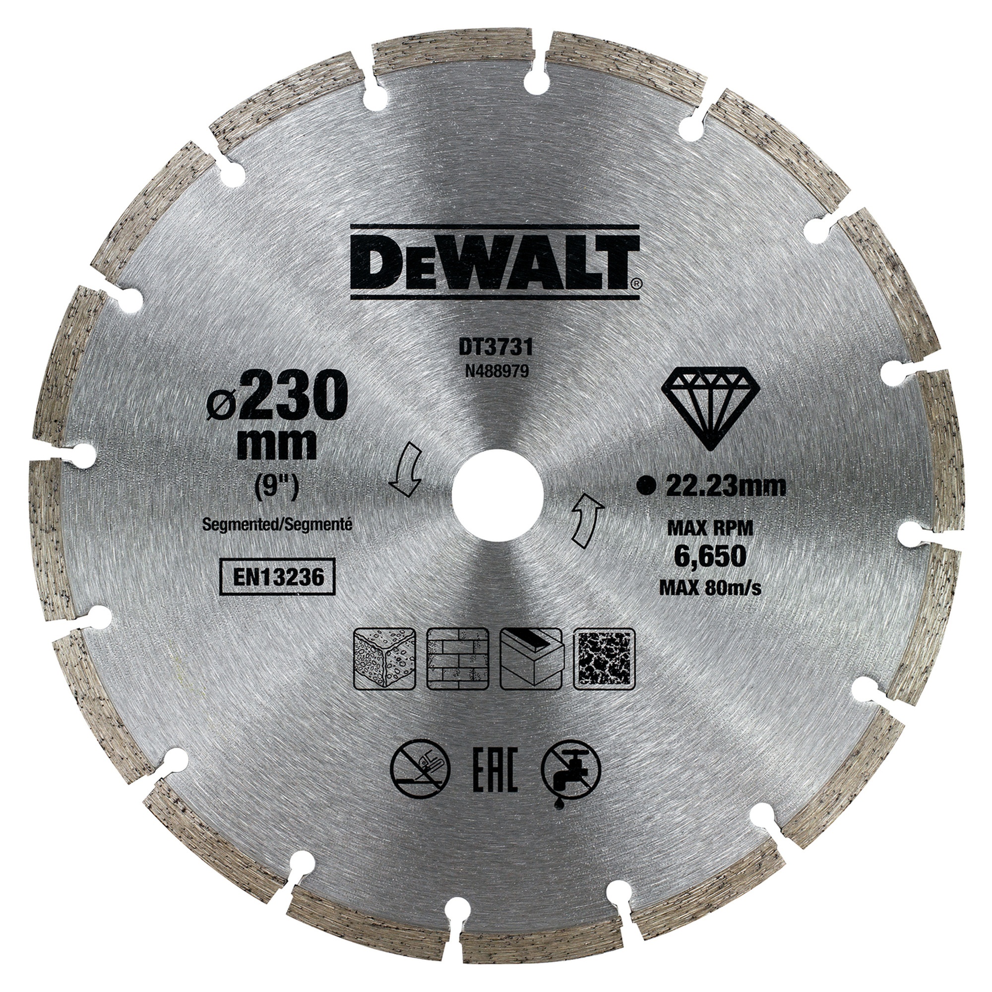 Disco diamante universal ø 230mm dewalt dt3731
