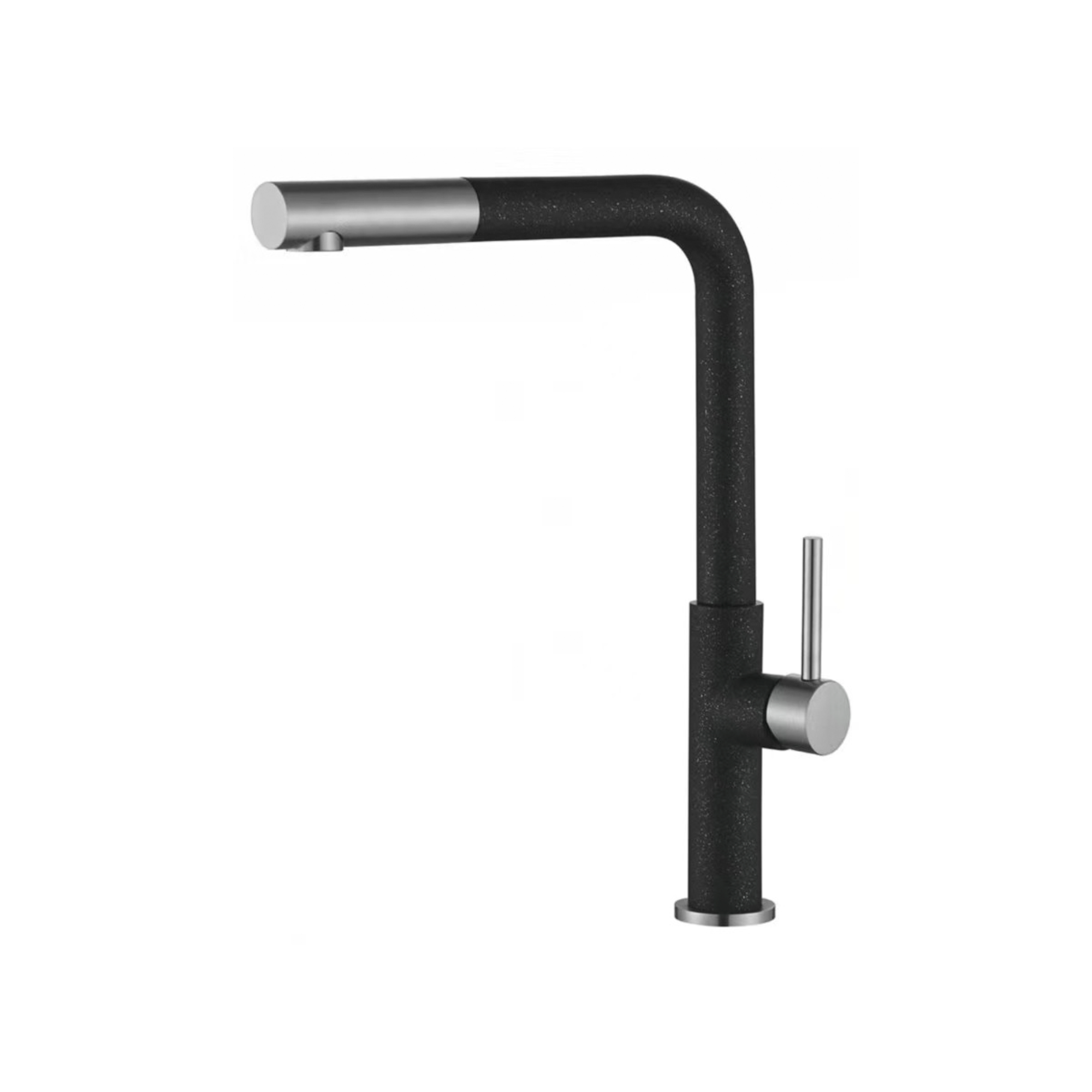 Grifo cocina monomando caño alto giratorio 360° | yumbilla black | lardecor
