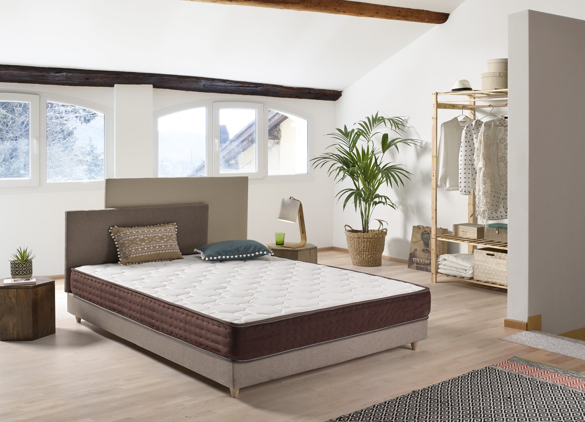 Colchón visco luxury bamboo premium 80x190 altura 20 cm +/-