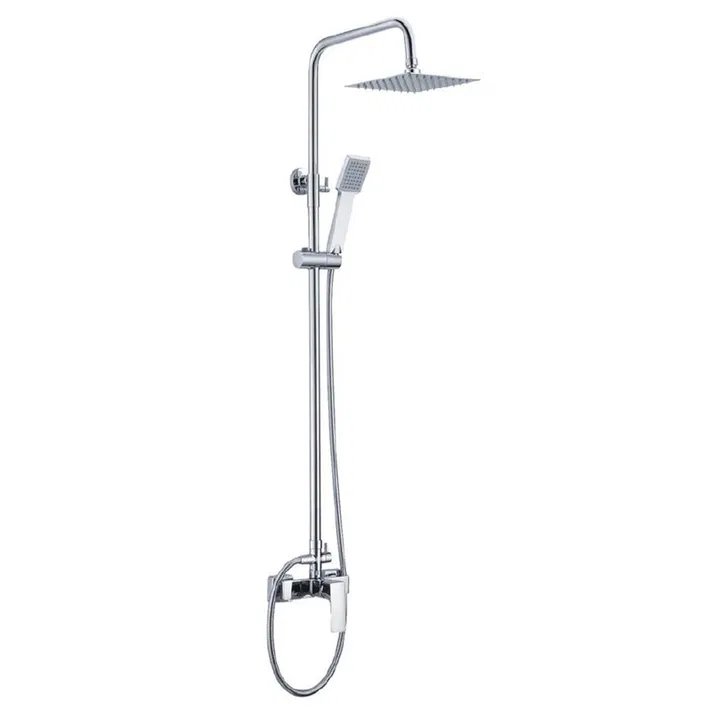 Mice - columna de ducha monomando con barra extensible color cromo