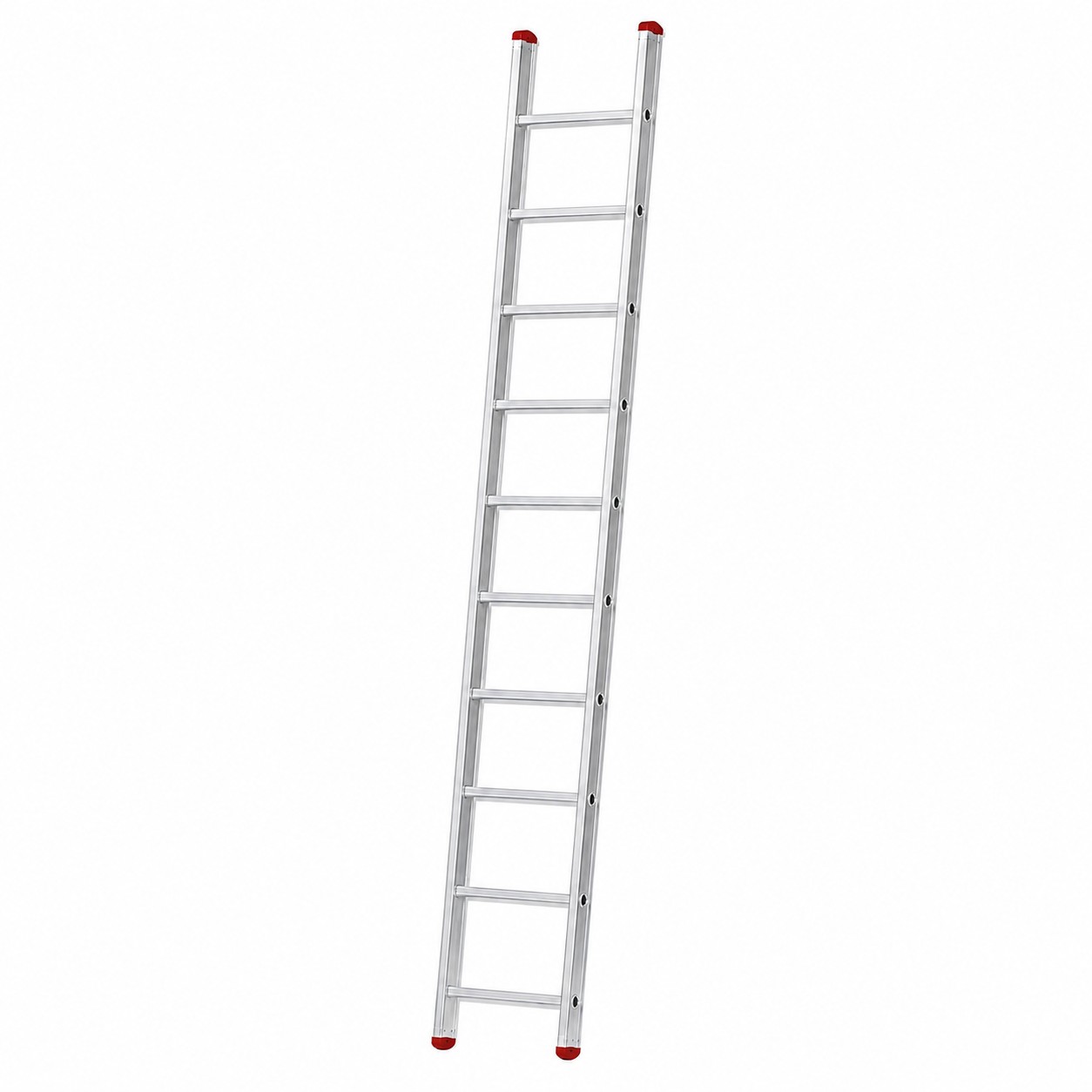 Escalera de un tramo tr1-3.0 de 10 peldaños en aluminio