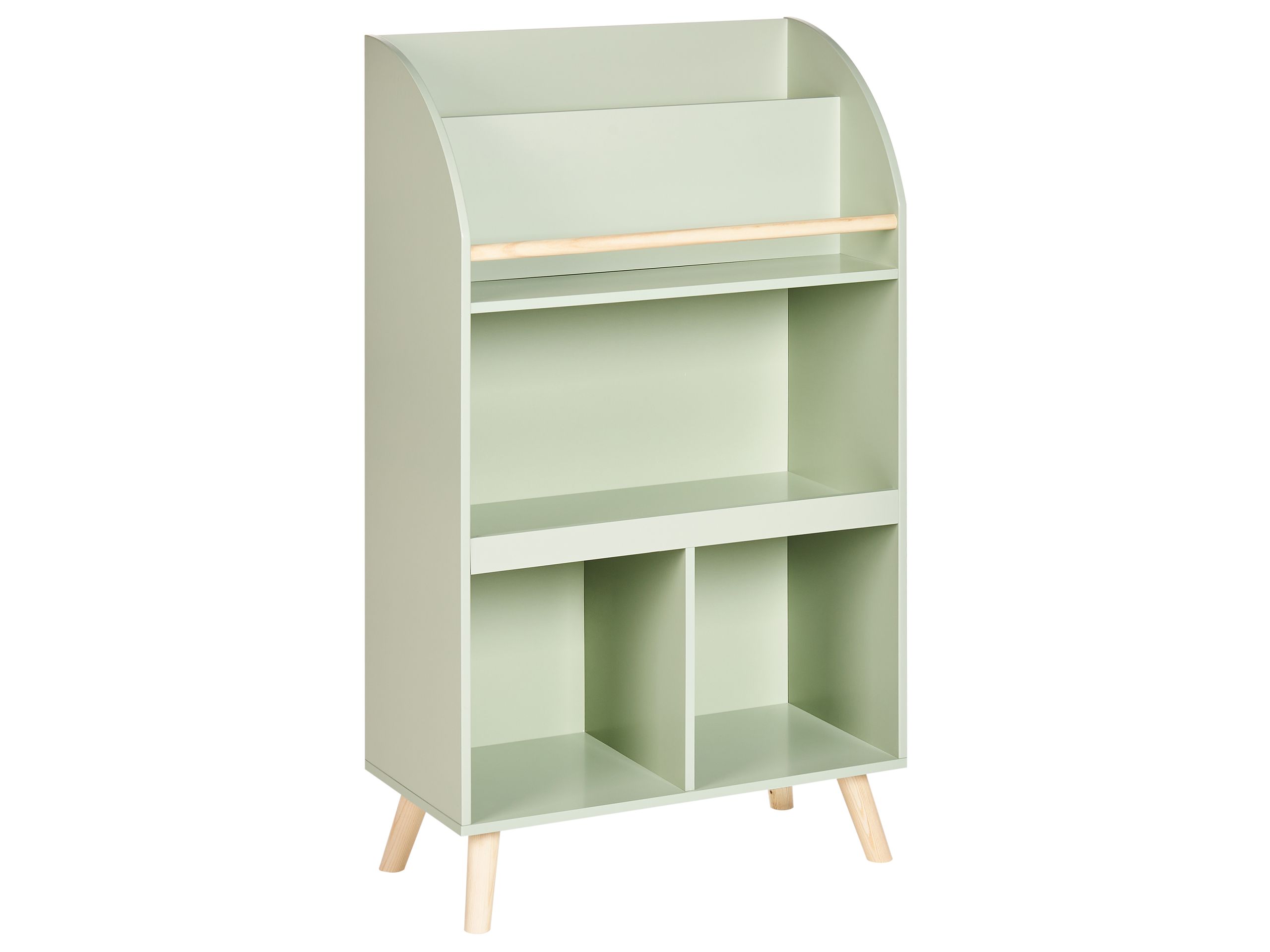 Estantería con 3 baldas liloet 102 cm verde claro