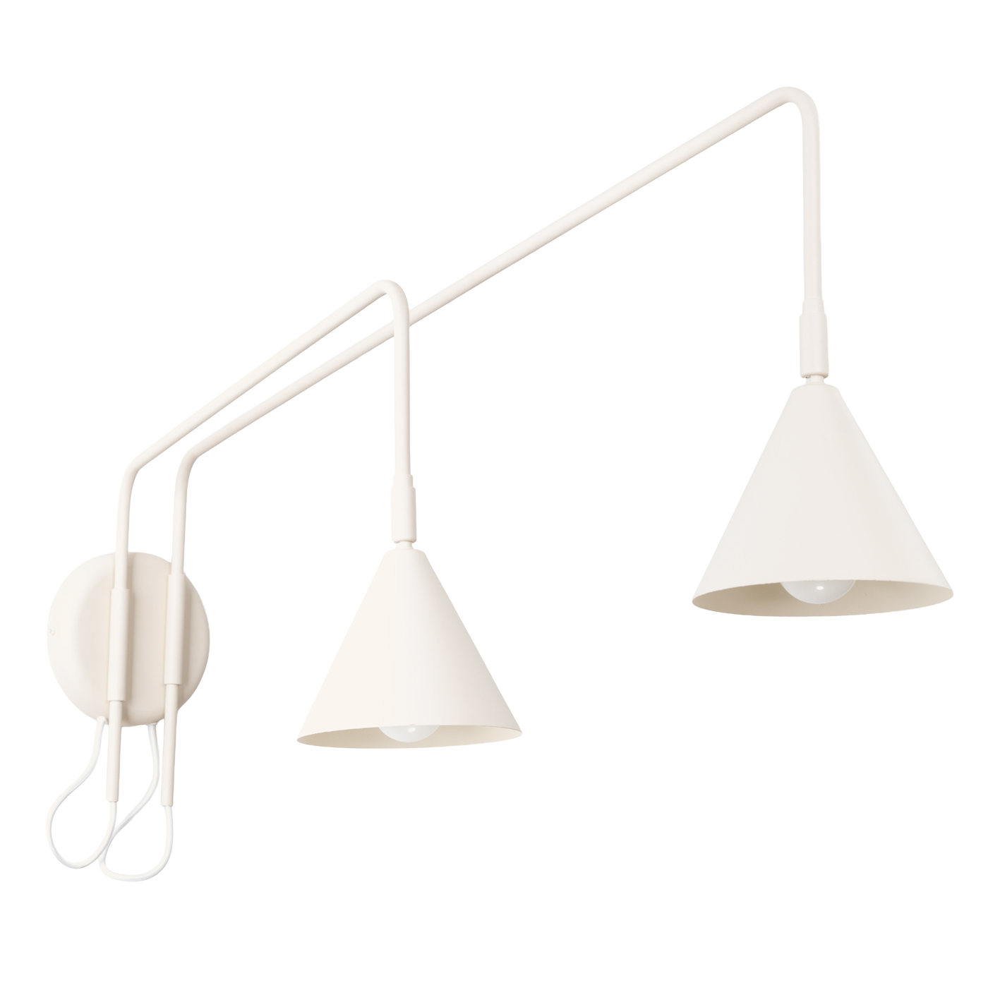 Apliques nox 2 beige acero 150x30x80cm