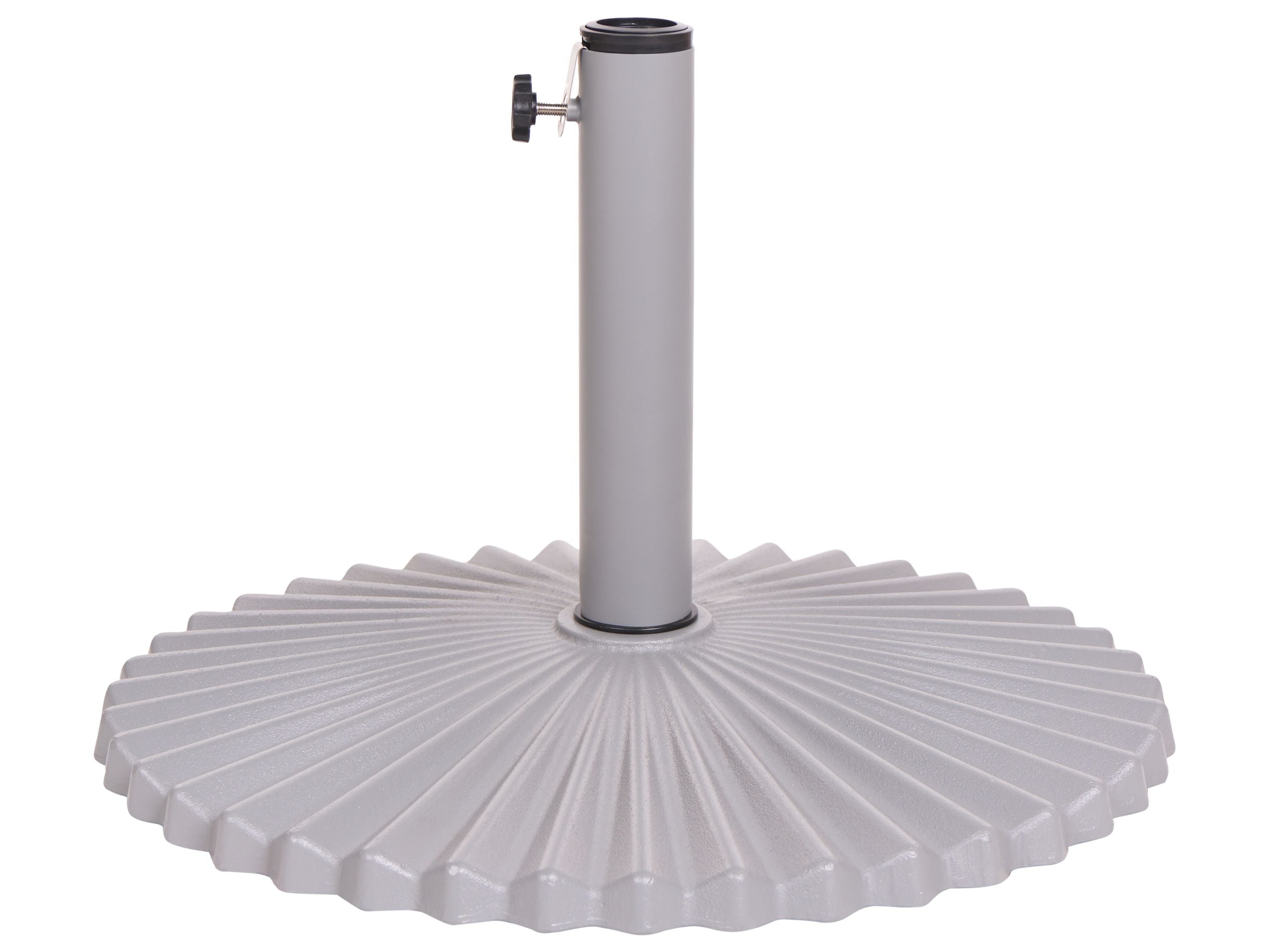 Base para sombrilla carezza redonda gris 21 kg