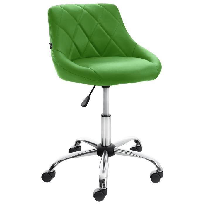 Taburete de trabajo lazio - verde - altura 71-82 cm